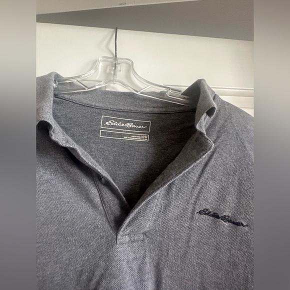 Eddie Bauer gray polo shirt - Picture 2 of 2